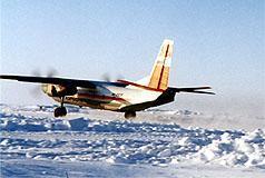 Ан-26 на Северном полюсе